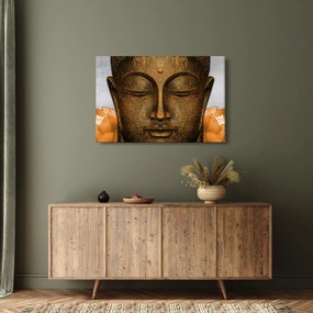 Tablou cu statuie cu detaliu a feței (90x60 cm)