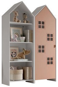 Set 2 dulapuri pentru copii Casami Bruges tip căsuță de plajă – Roz – Vipack