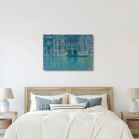 Tablou pe sticlă - Claude Monet, Palazzo da Mula, Venice, reproducere (70x50 cm)