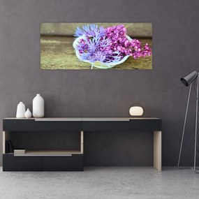 Tablou cu decorațiune din lavanda (120x50 cm), în 40 de alte dimensiuni noi