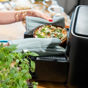 Pyrex Vas rotund pentru cuptor Air Fryer 1 l, 20 x18 x 7 cm, 1 l