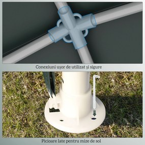 Outsunny Foisor de Gradina 3x3 Impermeabil | Aosom Romania