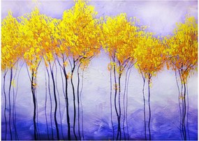 Tablou - Copaci galbeni (70x50 cm)
