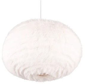 Lustră crem ø 50 cm Furry – Trio