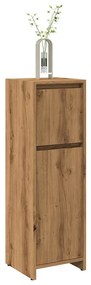 vidaXL Dulap de baie, stejar artizanal, 30x30x95 cm, lemn compozit