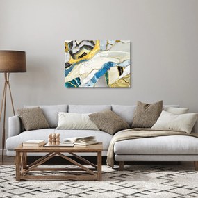 Tablou pe sticlă - Marmură colorată (70x50 cm)