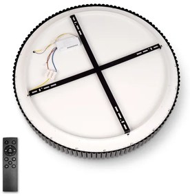 Brilagi - Plafonieră LED dimabilă FALCON MODERN LED/54W/230V 60 cm negru + telecomandă