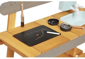 Janod - Bucătărie de exterior din lemn MUDDY LAB