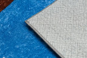 JUNIOR 51827.803 covor lavabil Camion, excavator pentru copii anti-alunecare - albastru - SECUNDAR-COTATI PRODUSUL