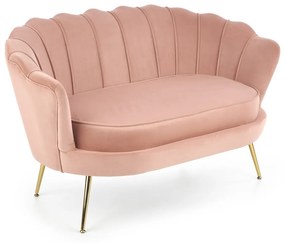 Canapea fixa Amorinito XL velvet roz