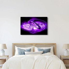 Tabloul fractalilor în violet (90x60 cm)