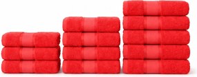 Set 12 Prosoape 100% Bumbac – Ușoare & Absorbante, Ideale pentru Uz Zilnic