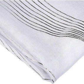STOF Draperie decorativă ERIKA, albă, 135 x 240 cm set 2 buc