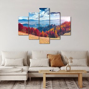 Tablou cu peisaj de toamnă pitoresc (150x105 cm)