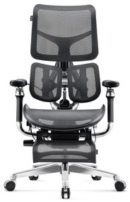 Scaun de birou ergonomic BRAVE V-Kinetic: negru