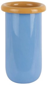 Vază albastră din sticlă (înălțime 25 cm) Plegado – PT LIVING