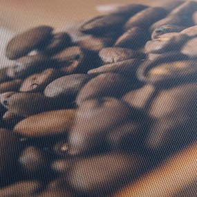 Tabloul cu cafea (cu ceas) (90x30 cm)