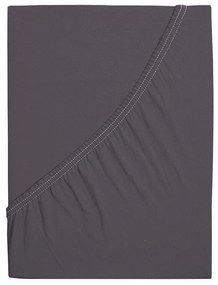 Cearșaf de pat 4Home Ideal jersey antracit , 200 x 200 cm, 200 x 200 cm