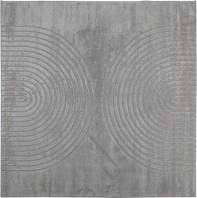 vidaXL Covoare de zonă Pătrat GALATI Gri 240 x 240 cm Poliester