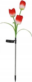 Lampă decorativă solară LED RGB 3xLED/3,7V 200 mAh IP44 tulipán