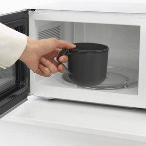 Cana pentru supa cu capac Brabantia Make&Take 1006293, 600+180 ml, Capac cu infiletare, Fara BPA, Gri