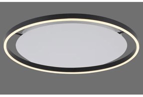 Leuchten Direkt 15392-13 - LED plafonieră RITUS 30W/230V negru dimabil