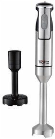 Blender manual Oliver Voltz OV51112JP, 1500W, 2 viteze, Atasament pentru cartofi, Lama din otel inoxidabil, Inox