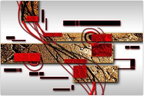 Tablou cu abstracție (90x60 cm)