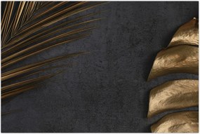 Tablou cu frunze aurii (90x60 cm)