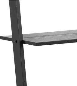 Bibliotecă de perete Actona Writex, înălțime 183 cm, negru