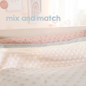 Pătură pentru copii bej din amestec de bumbac 80x80 cm Frosty Almond – Roba