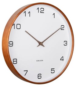 Karlsson 5993WH ceas de perete design alb,diametru 40 cm