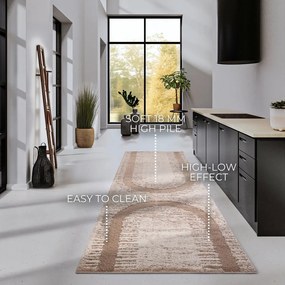 Covor tip traversă bej 80x240 cm Bartoux Beige – Elle Decoration