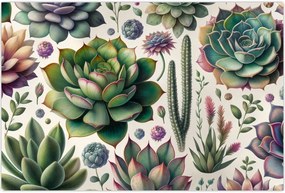 Tablou - Plante suculente (90x60 cm)