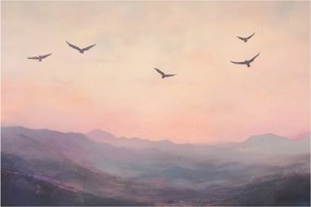 Tablou - Stol de păsări II. (90x60 cm)