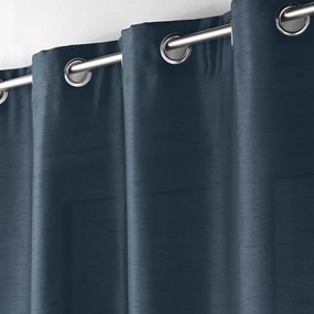 Draperie albastru-închis din microsatin 140x240 cm Shana – douceur d'intérieur