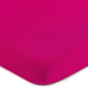 Cearşaf 4Home jersey, roz, 90 x 200 cm
