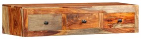 vidaXL Masă consolă de perete, 100x25x20 cm, lemn masiv de acacia