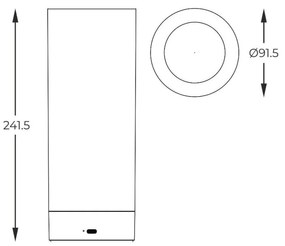 Lampa portabila interior/ exterior, protectie IP44, ESTERNO M