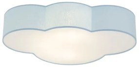 Brilagi - Plafonieră pentru copii NIMBUS 4xE27/15W/230V 46x63 cm, albastră