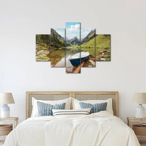 Tablou - Seealpsee, lac din Elveția (150x105 cm)