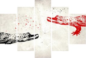 Tablou - Crocodili (150x105 cm)