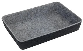 WENKO 64502100 - Organizator pentru sertar FELT 28,5x20 cm gri
