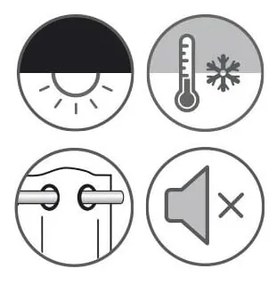 Draperie neagră 135x245 cm Waves – Sehlbach