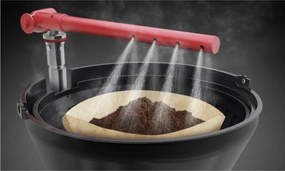 Cafetiera Buckingham Russell Hobbs 20680-56, 1000 W, 10 cesti, 1,25 l, Timer 24 h, Sistem anti-picurare, Negru/Argintiu