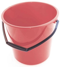 Galeata 10 l, plastic, rosu