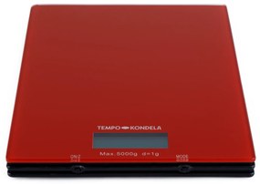 TEMPO-KONDELA BORIA, cântar digital de bucătărie, roşu