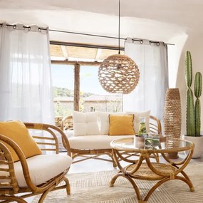 Lustră pe cablu Atmosphera SAND 1xE27/40W/230V zambilă de apă