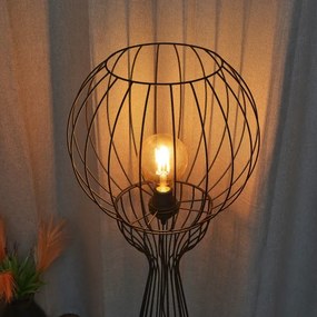 Lampadar MERCURE, 1x E27/15W/230V, negru