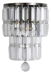 Aplică de perete Searchlight EMPIRE 61321-2AB, 2xE14/7W/230V, IP44